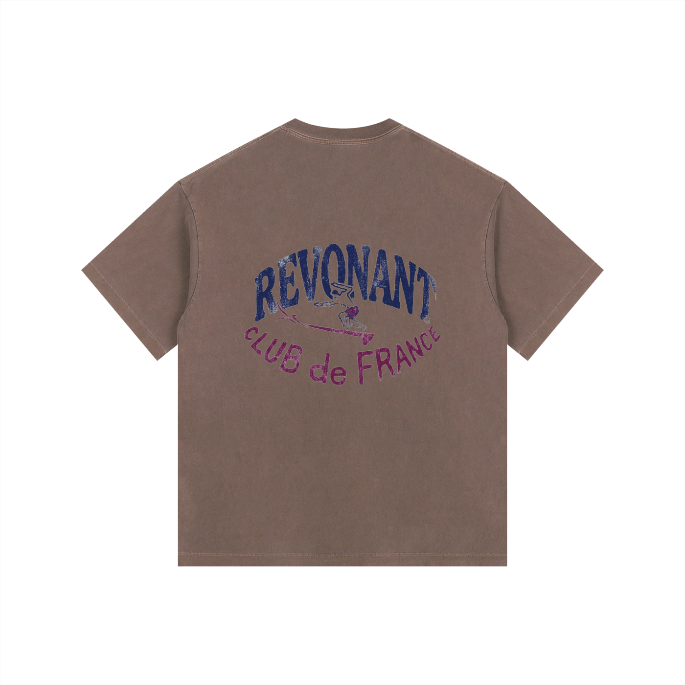 Surf Club Vintage Washed Oversized Cotton T-Shirt