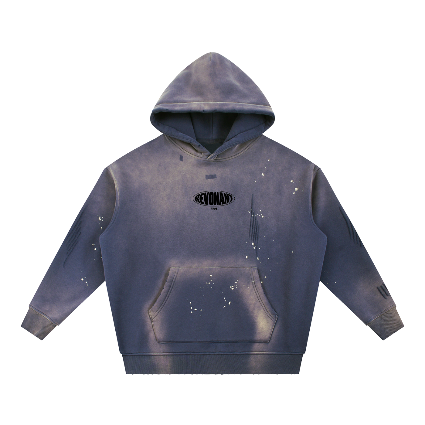 Paint Splatter Faded Vintage Revonant Studios Hoodie
