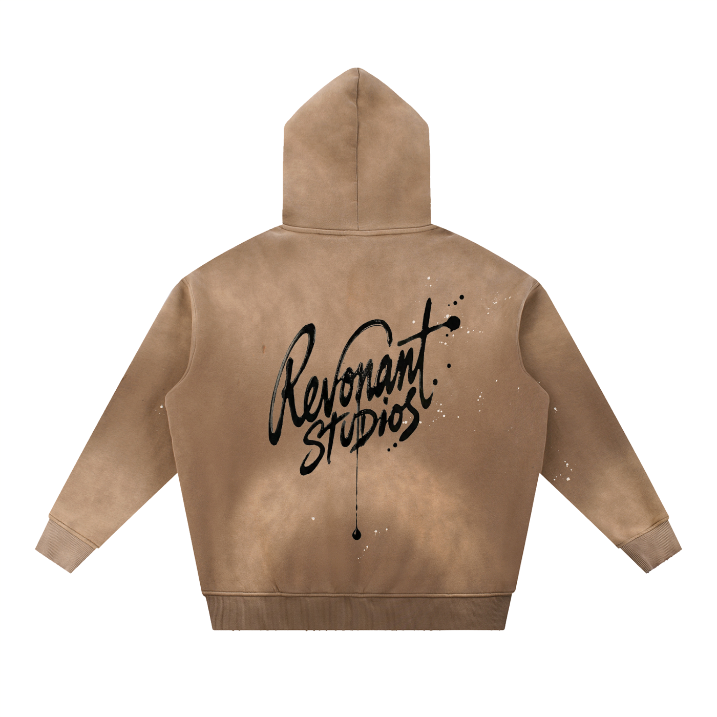 Paint Splatter Faded Vintage Revonant Studios Hoodie