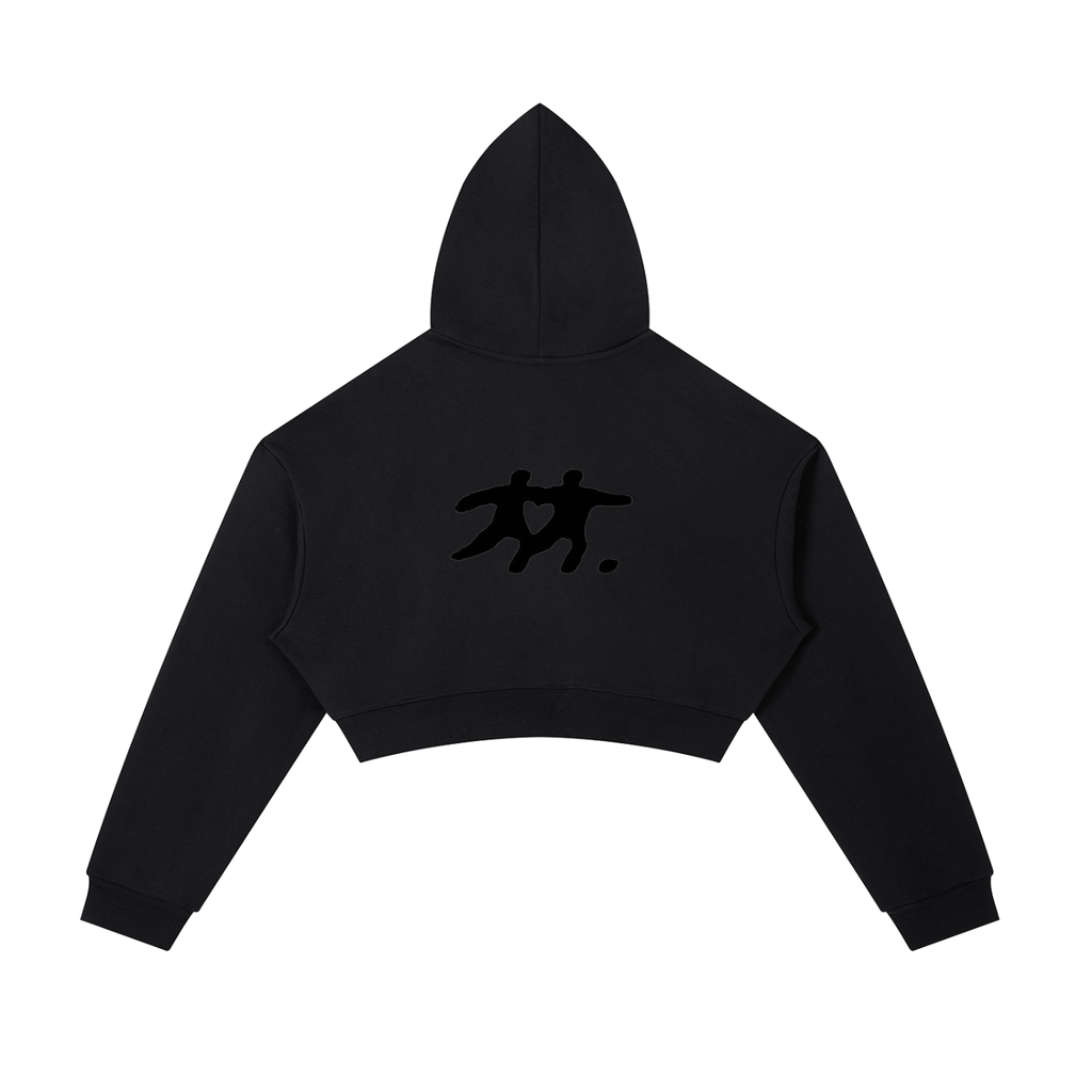 Women's Cropped Zip-Up Hoodie