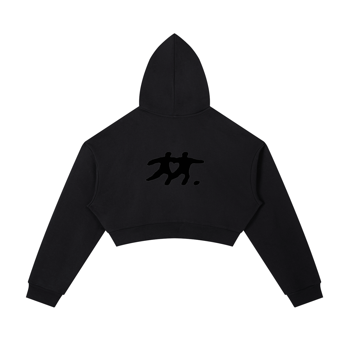 Women's Cropped Zip-Up Hoodie
