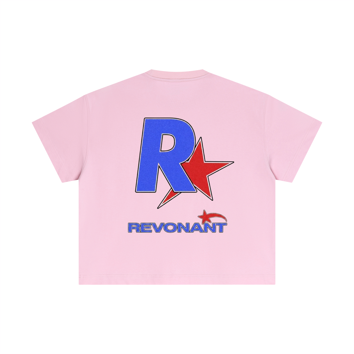 Mens Star Graphic Cotton Boxy T-Shirt