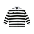 Color Block Stripe Polo Shirt