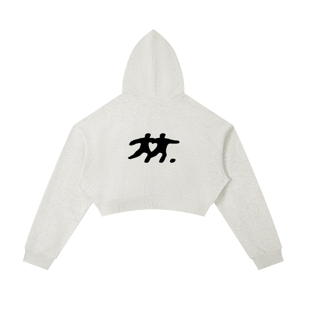 Women's Cropped Zip-Up Hoodie