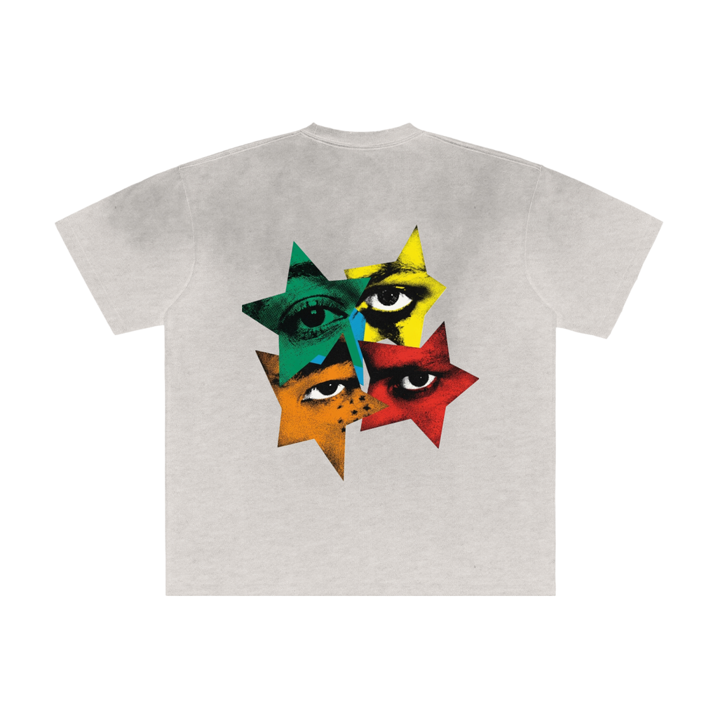 StarEyes Vintage Washed Frayed T-Shirt