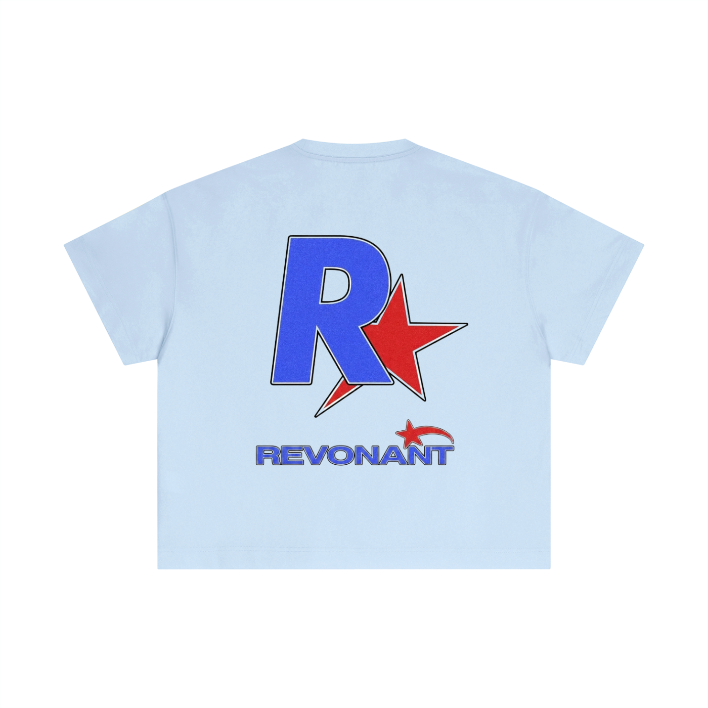 Mens Star Graphic Cotton Boxy T-Shirt