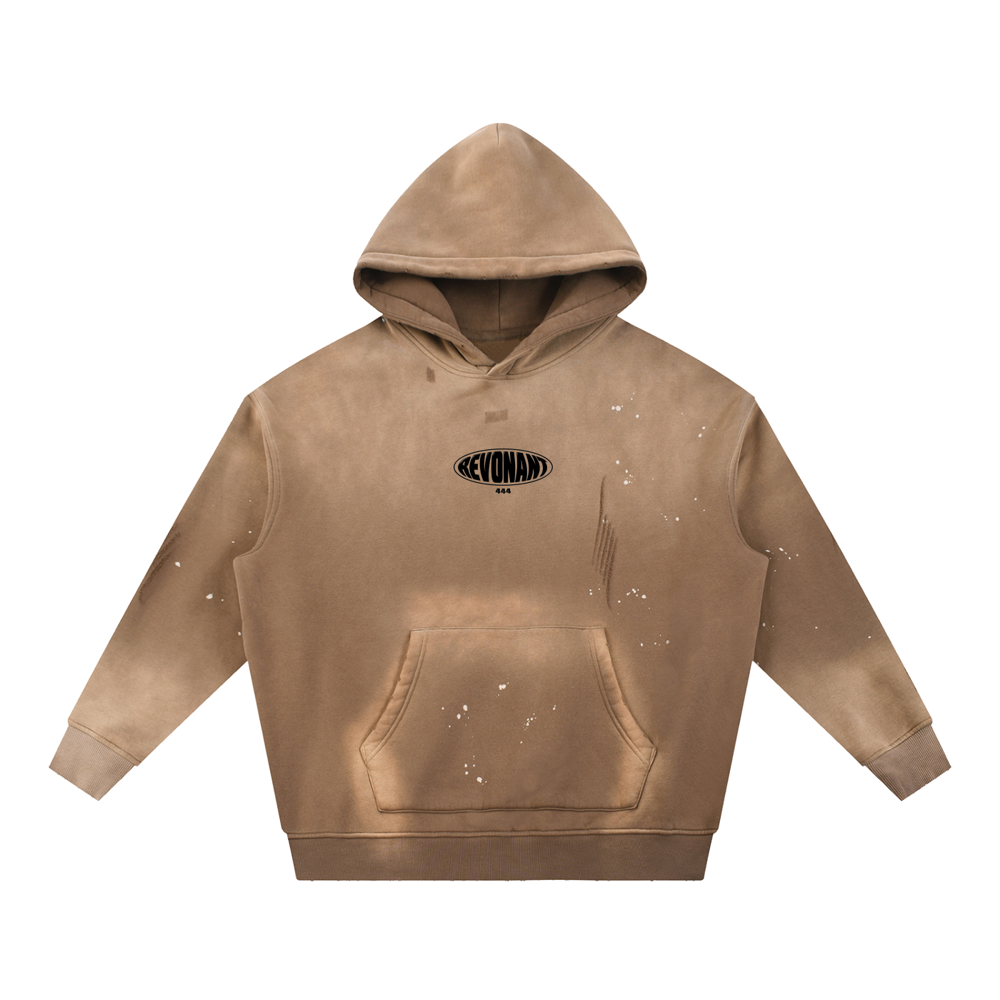 Paint Splatter Faded Vintage Revonant Studios Hoodie