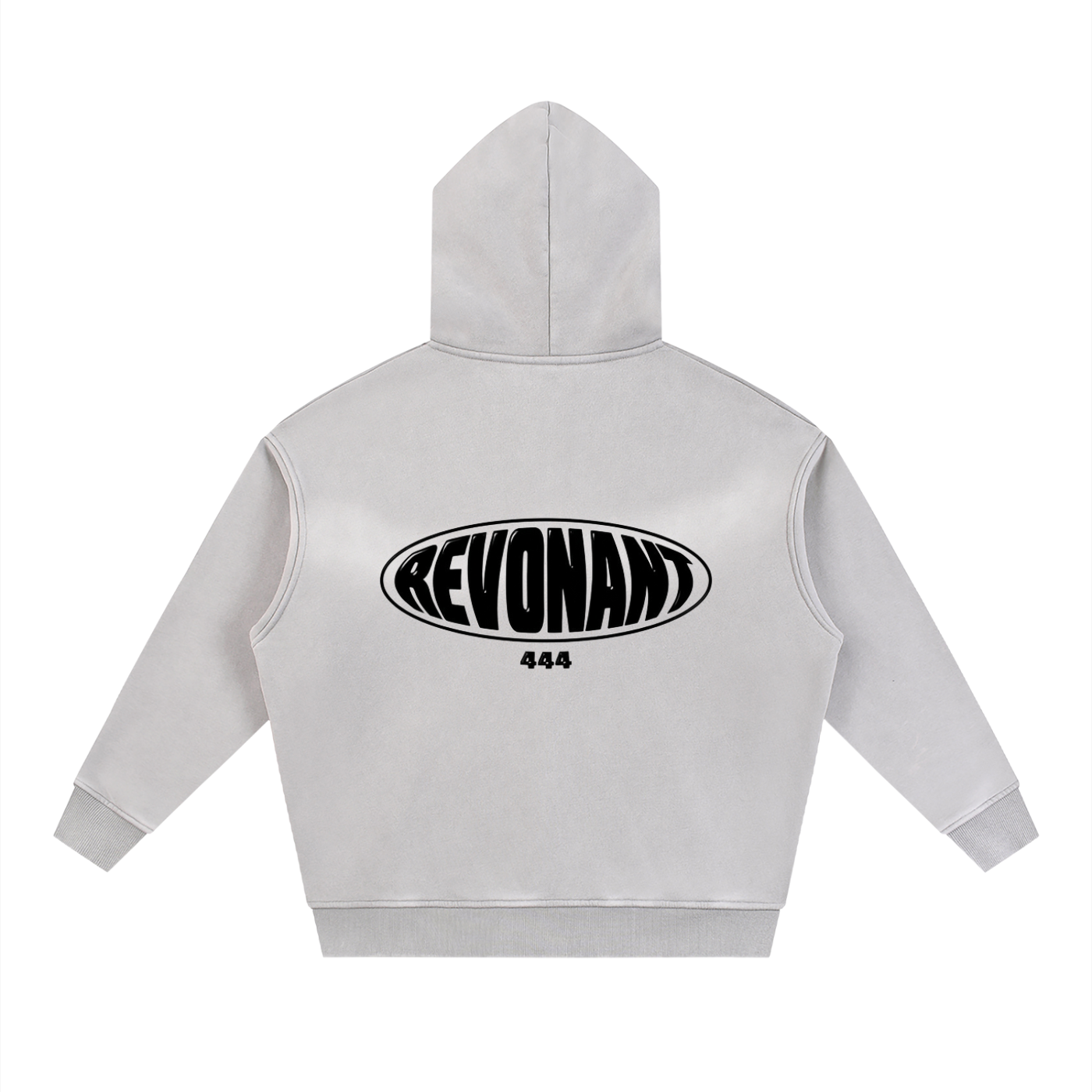 Sunfade Two-way Zipper Boxy Fleece Hoodie