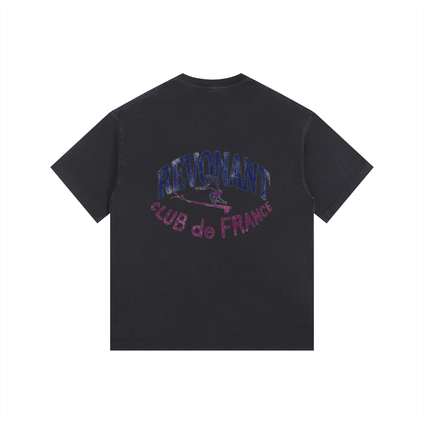 Surf Club Vintage Washed Oversized Cotton T-Shirt
