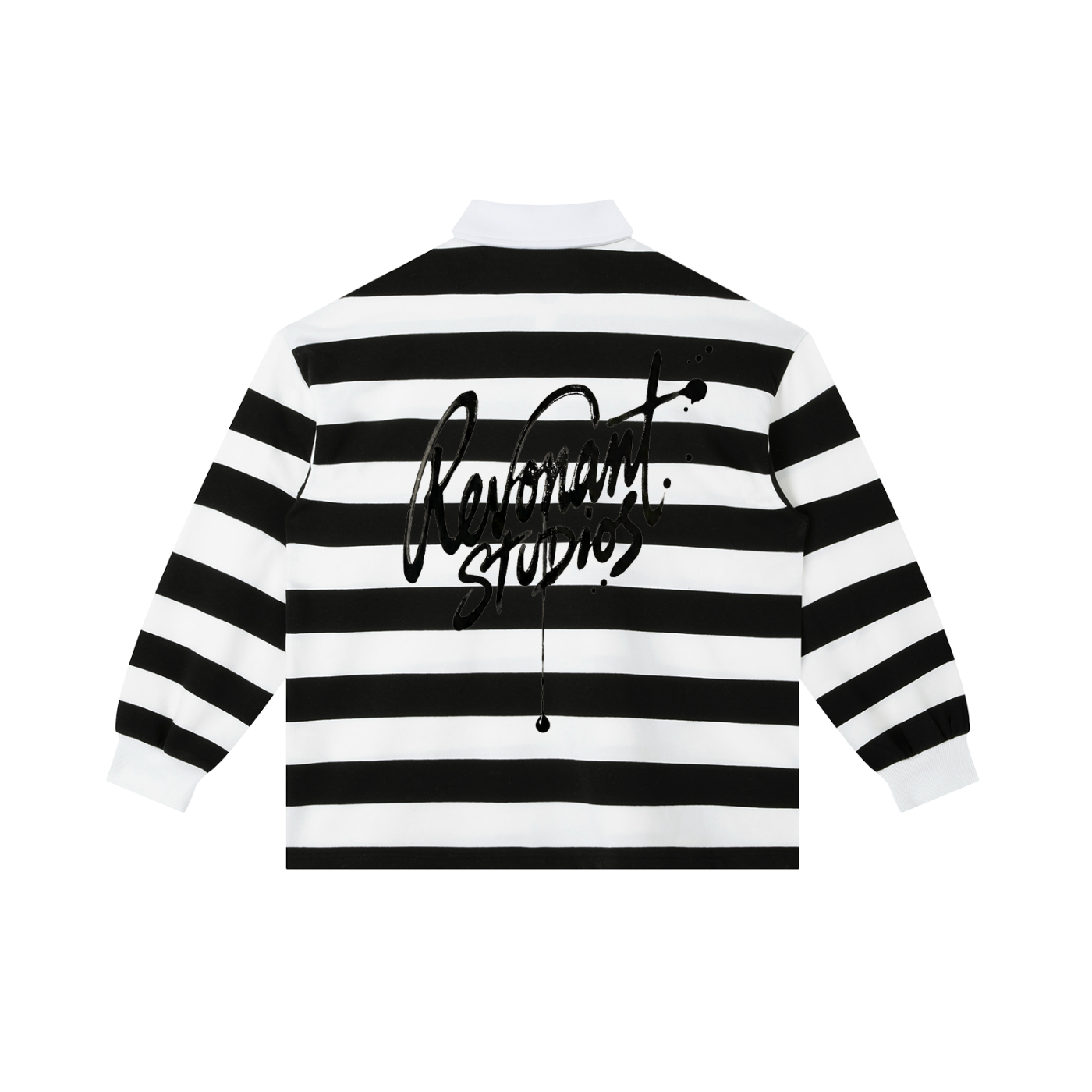 Color Block Stripe Polo Shirt