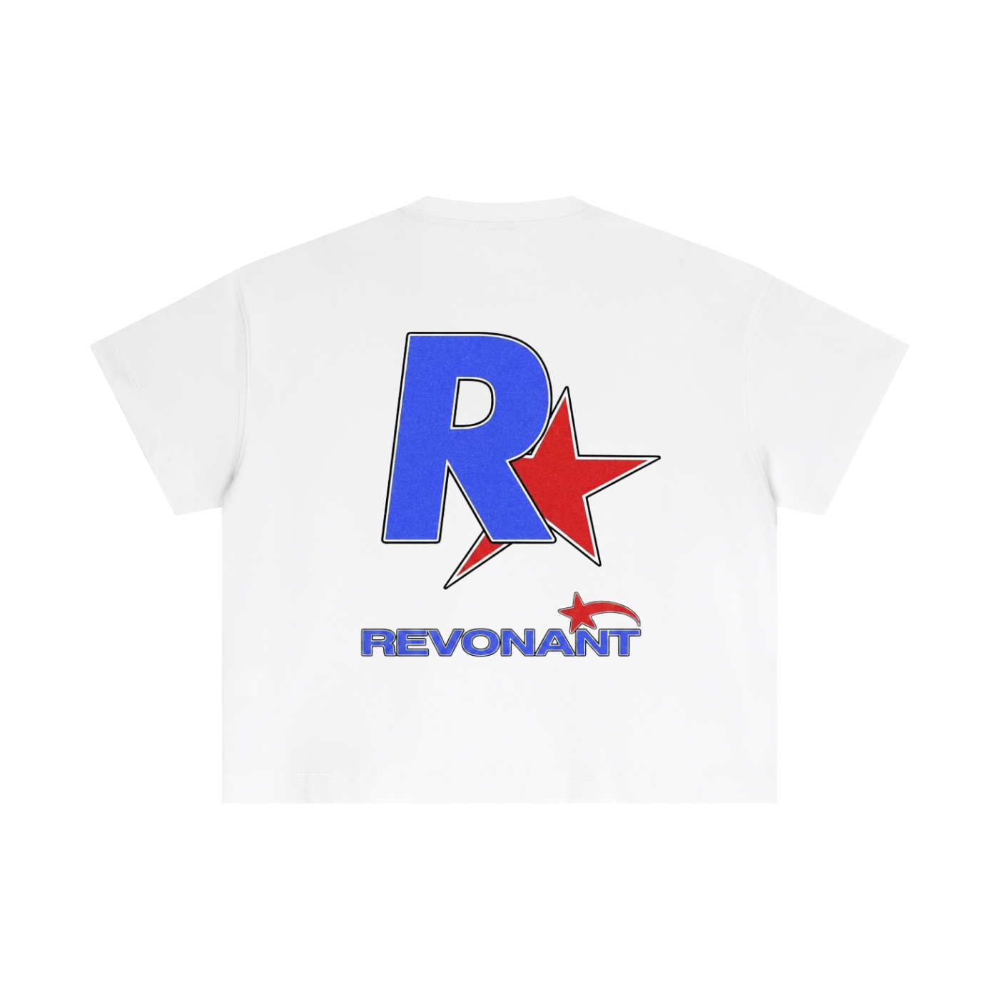 Mens Star Graphic Cotton Boxy T-Shirt