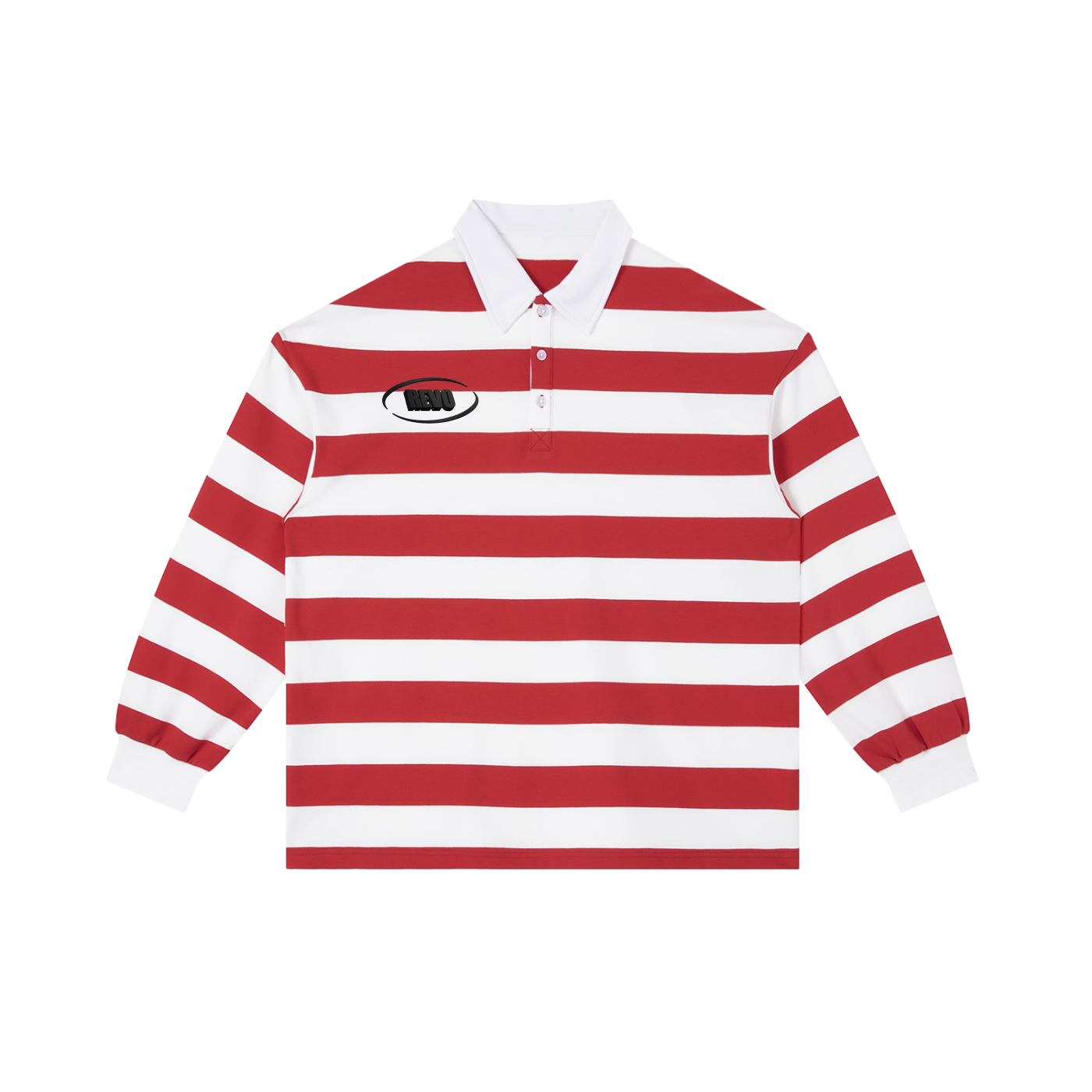 Color Block Stripe Polo Shirt