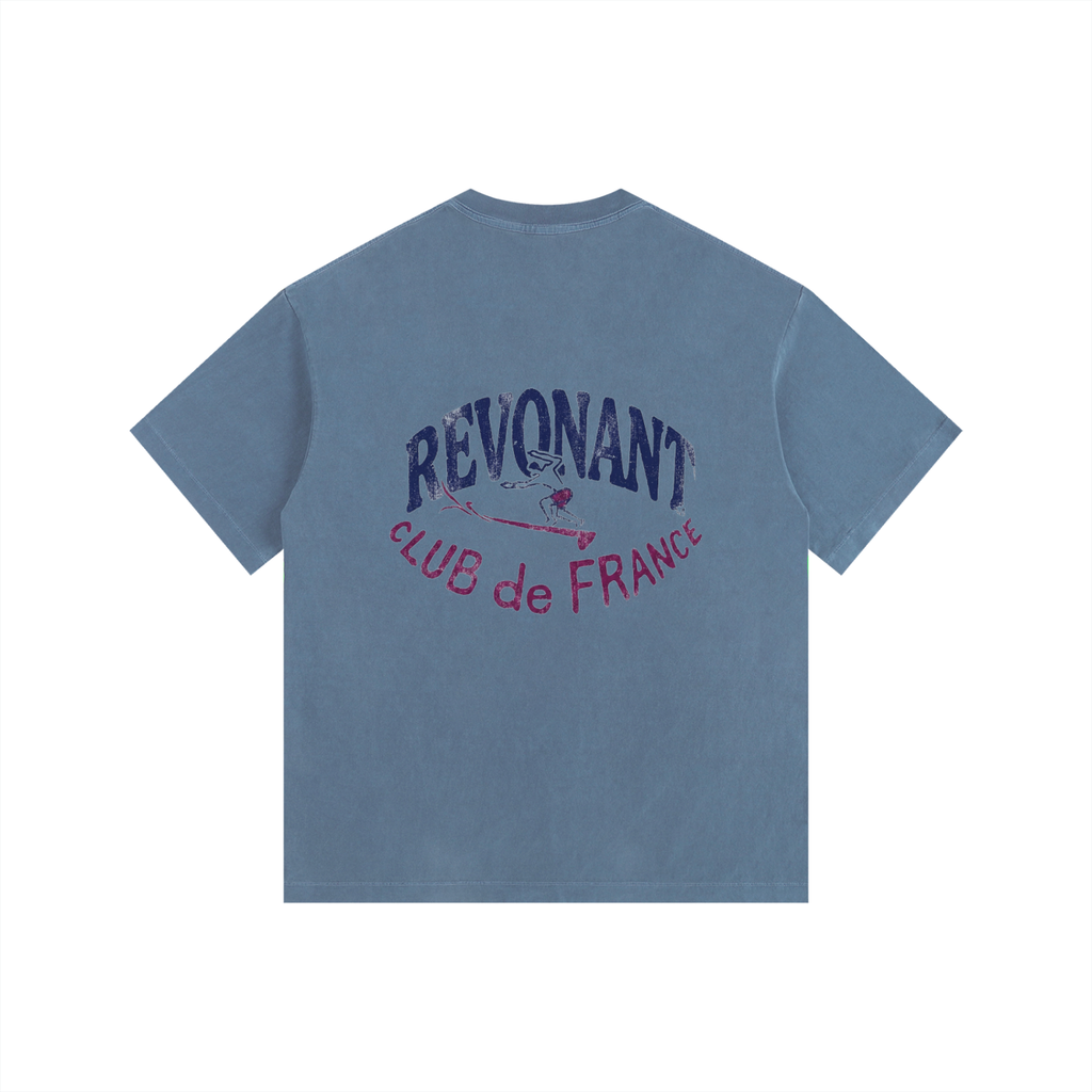 Surf Club Vintage Washed Oversized Cotton T-Shirt