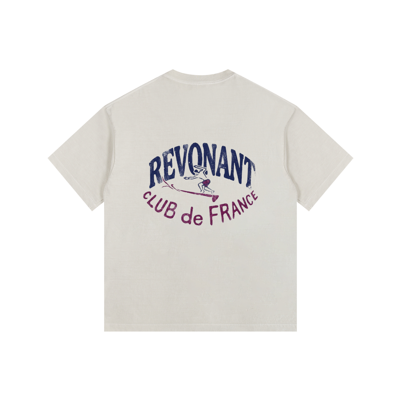 Surf Club Vintage Washed Oversized Cotton T-Shirt